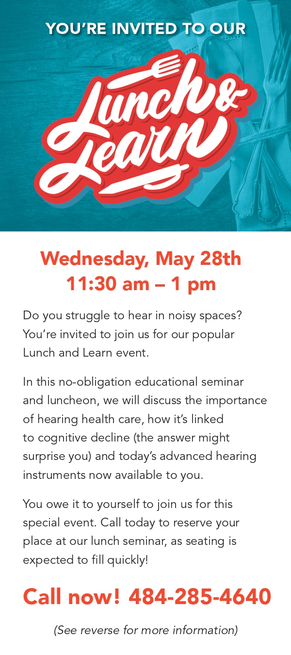 Lunch and Learn 1